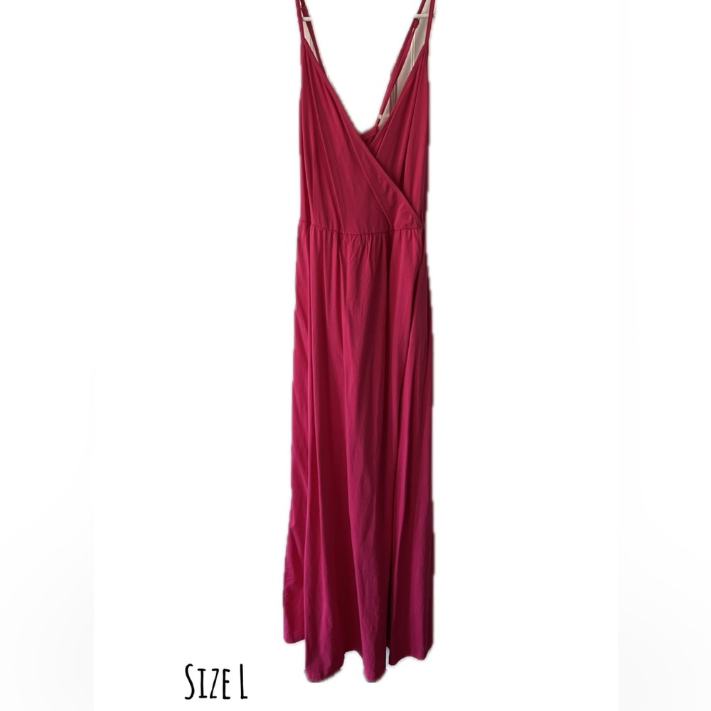 Elegant Pink Maxi Dress